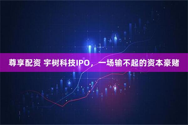尊享配资 宇树科技IPO，一场输不起的资本豪赌